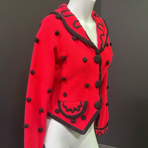 Vintage Lisa Nichols Sweater 90s Ladybug PM - Picture 5 of 8